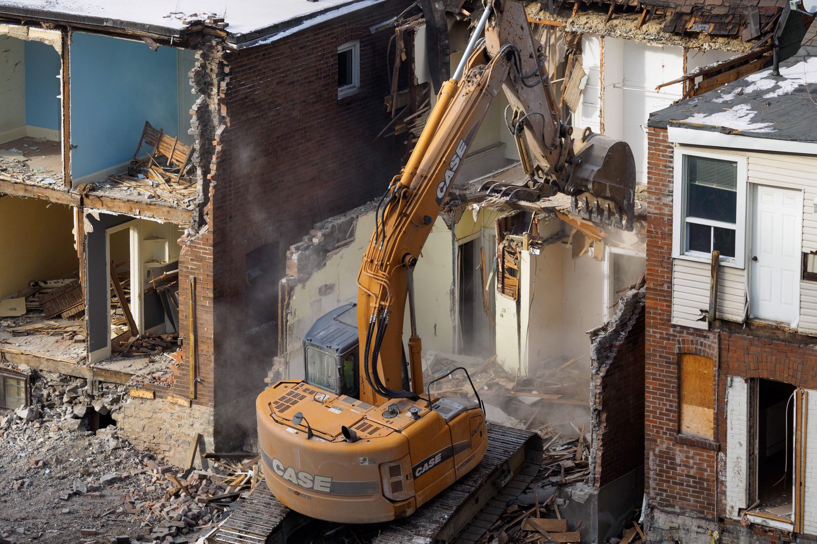 Demolition work